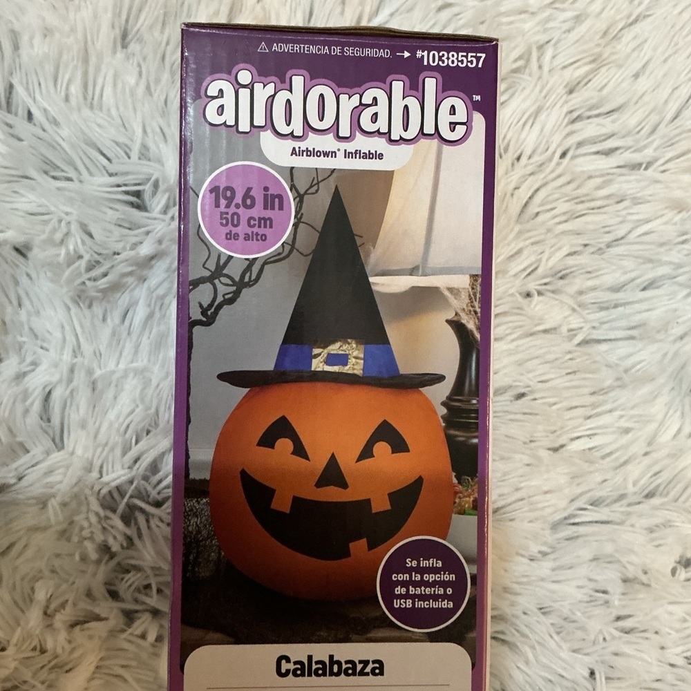 Airdorable 19.6″ Jack-O’-Lantern Airblown Inflatable Halloween Decor - Picture 10 of 11
